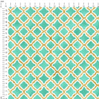 Moroccan Mint Lattice Fabric