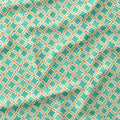 Moroccan Mint Lattice Fabric