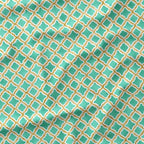 Moroccan Mint Lattice Fabric