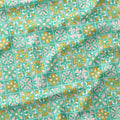 Moroccan Mint Tiles Fabric