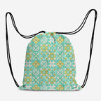 Moroccan Mint Tiles Fabric