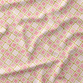 Moroccan Pink Lattice Fabric