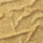Moroccan Zellige Gold Fabric
