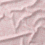 Moroccan Zellige Pink Fabric