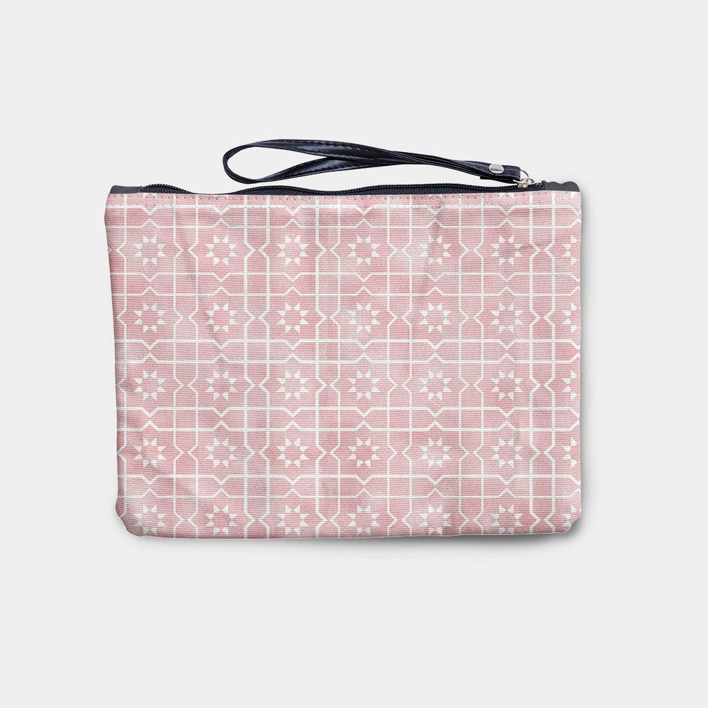 Moroccan Zellige Pink Fabric