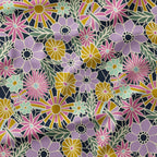 Mosaic Floral Pastel Fabric
