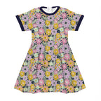 Mosaic Floral Pastel Fabric