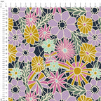 Mosaic Floral Pastel Fabric