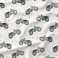 Motocycles Cream Fabric