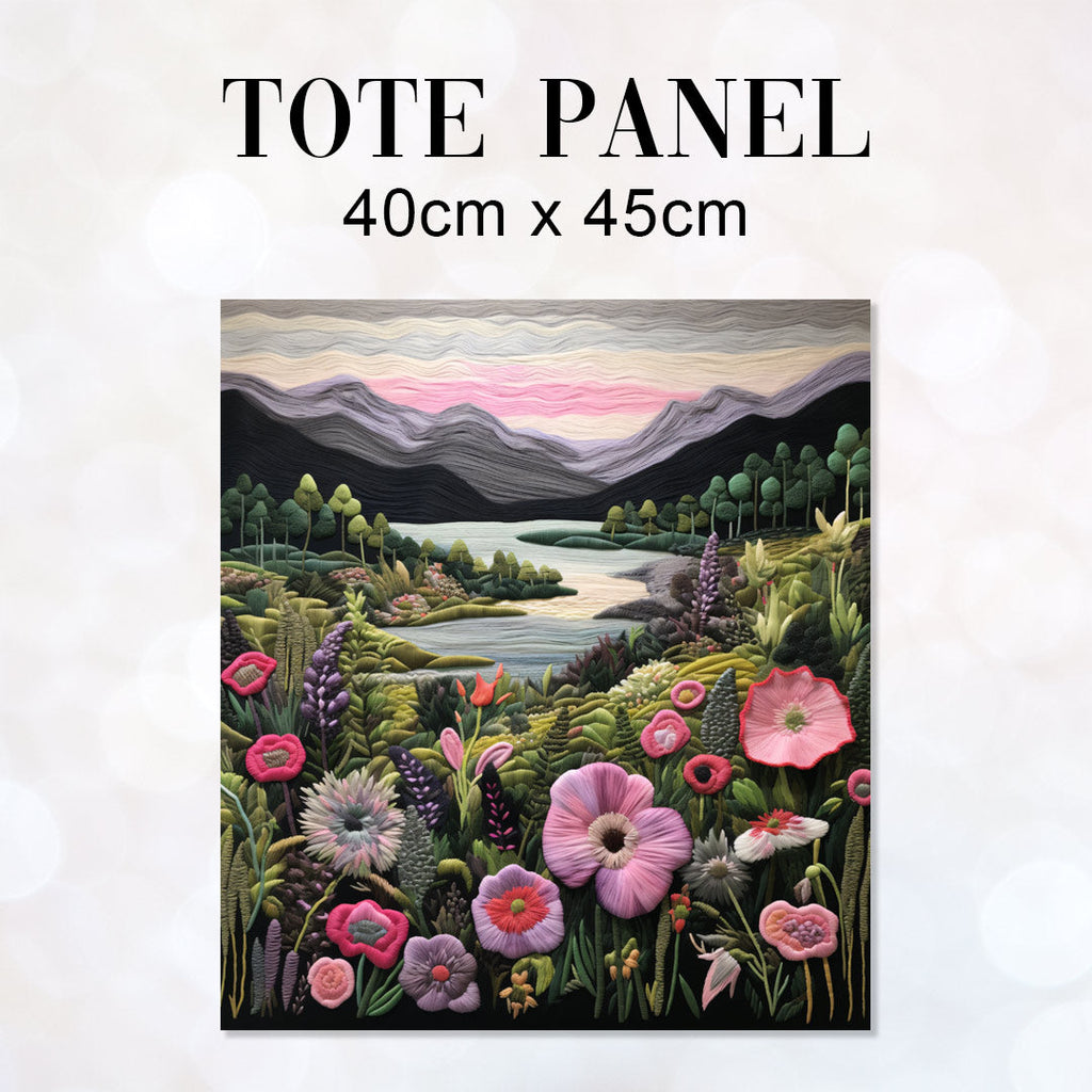 TOTE Mountain Valley Fabric Bag Panel TP-184