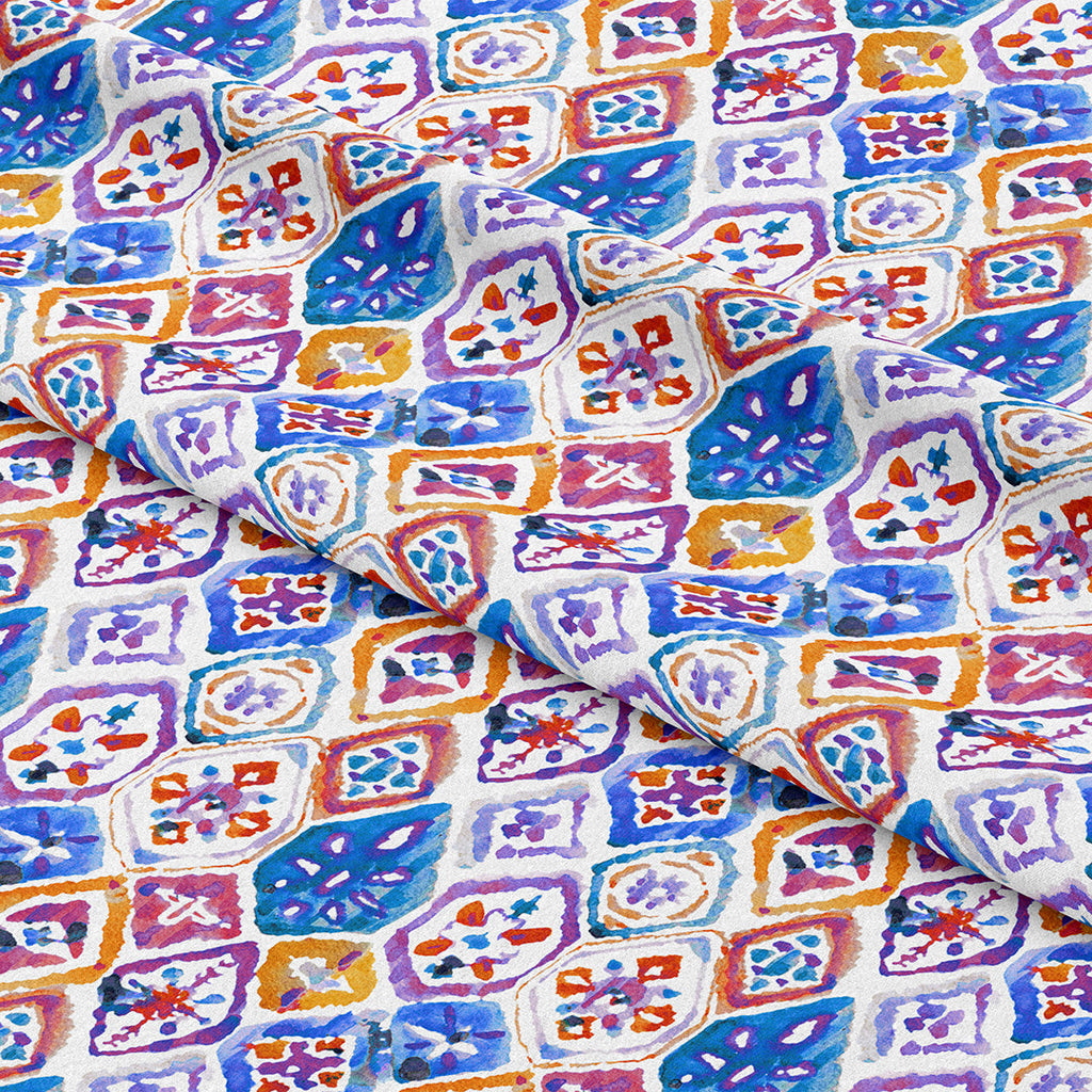 Mosaic Ikat Fabric
