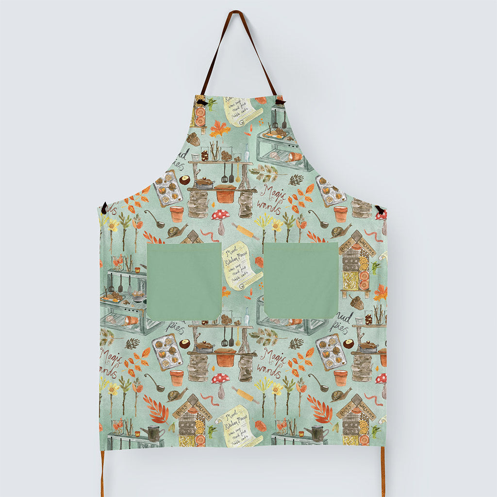 Muddy Kitchen Mint Fabric