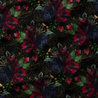 Mulberry Floral Fabric