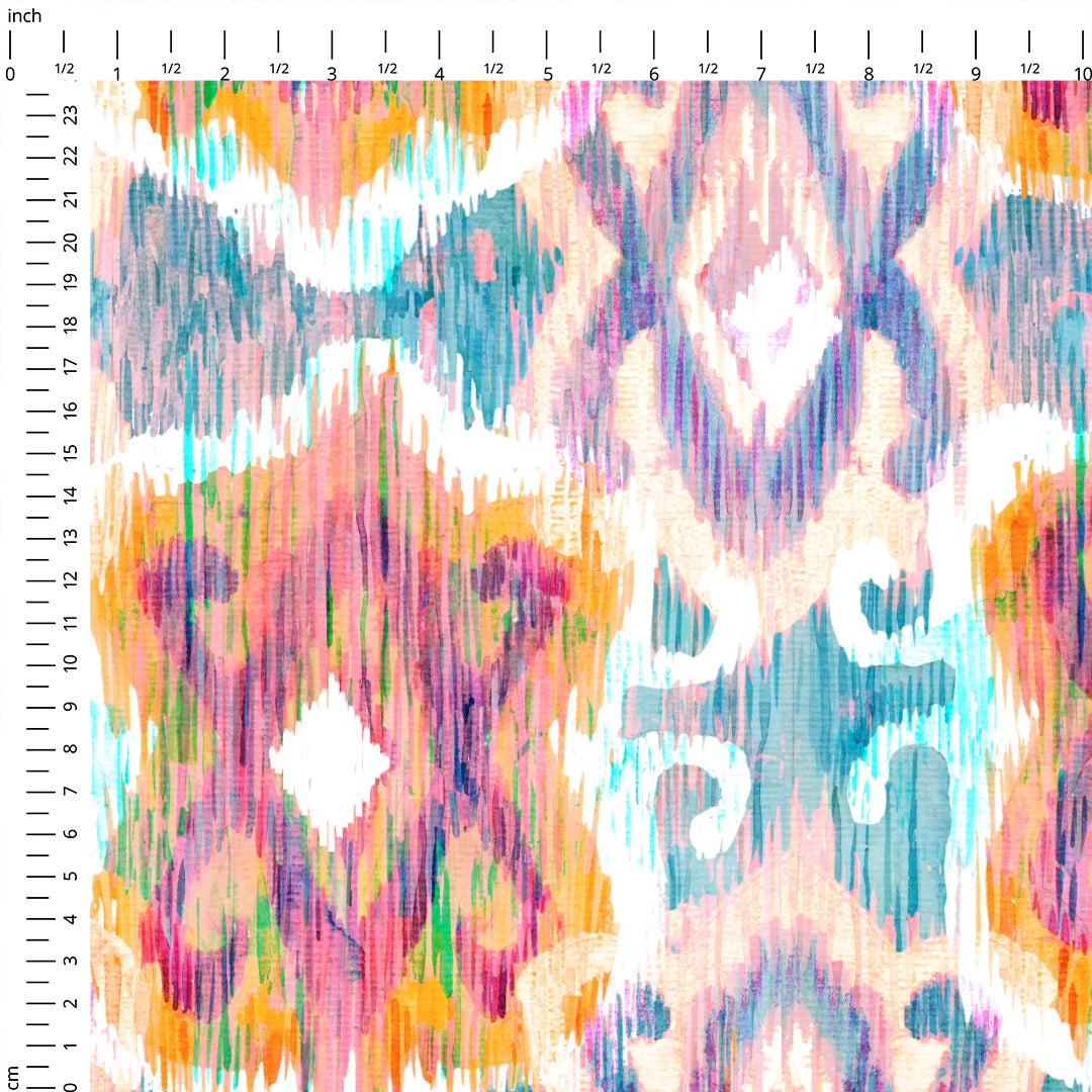 Multi Ikat Fabric