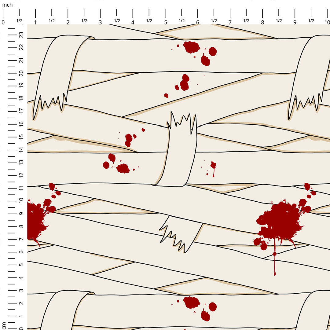 Mummy Bandages Fabric
