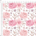 Mummy and Me Roses White Fabric