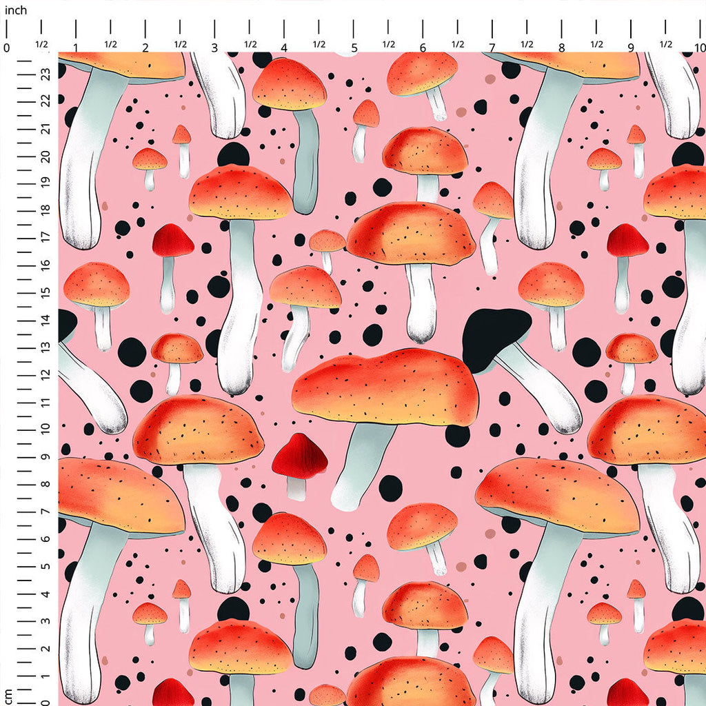 Mushroom Pink Fabric