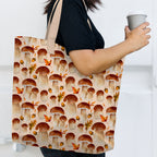 Mushrooms and Acorns Fabric