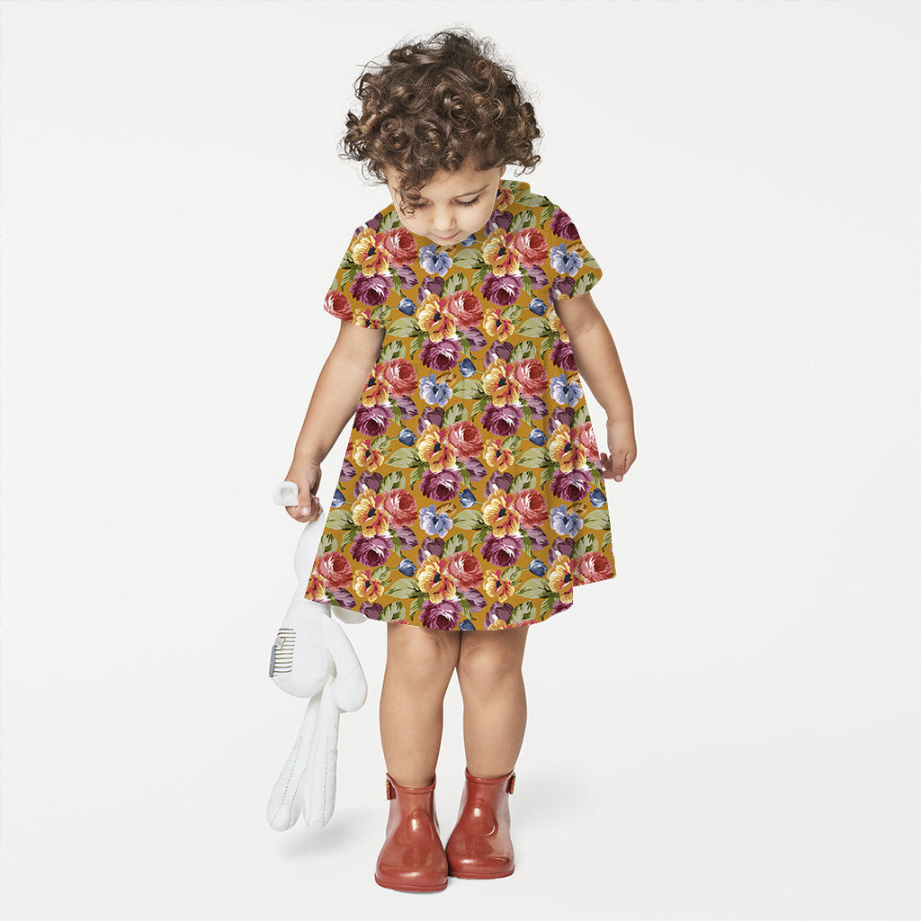 Mustard Floral Fabric