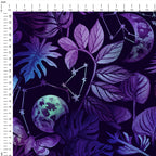 Mysterious Violet Forest Fabric