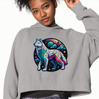 Mystical Stars Wolf Iron on Fabric Heat Transfer DTF-131