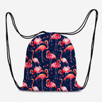 Flamingo Navy Fabric