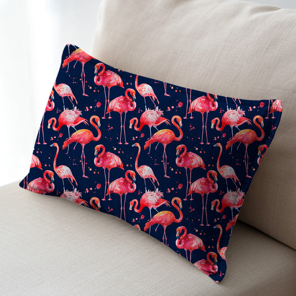 Flamingo Navy Fabric