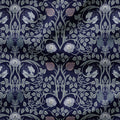 Navy Trellis Fabric