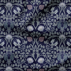 Navy Trellis Fabric