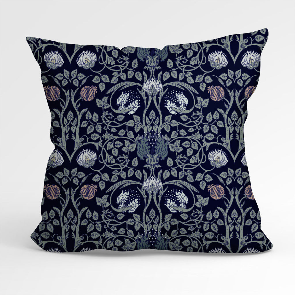 Navy Trellis Fabric
