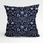 Navy Trellis Fabric