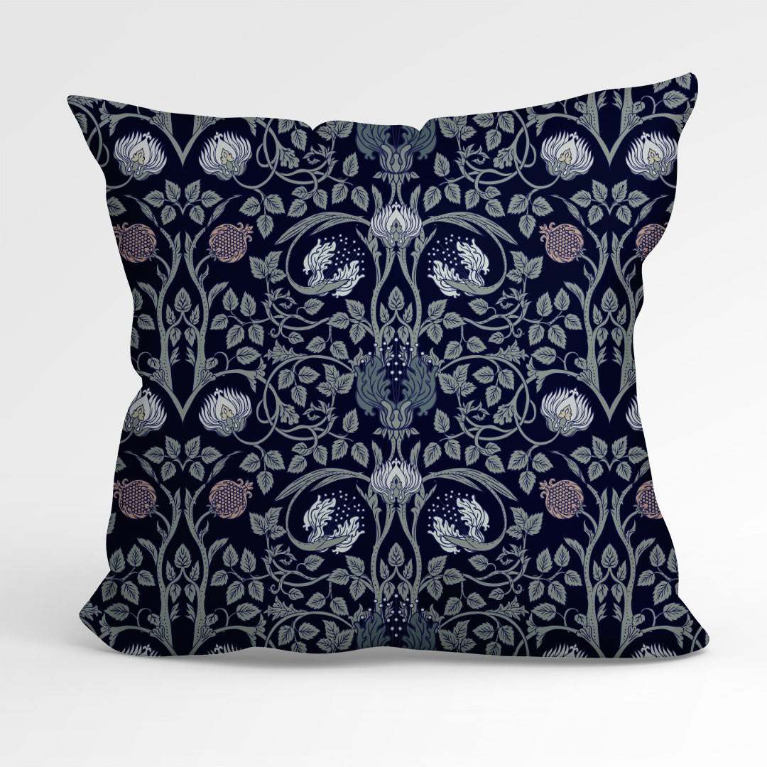 Navy Trellis Fabric