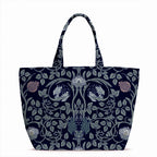 Navy Trellis Fabric