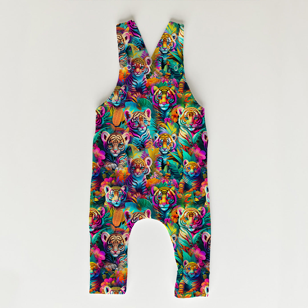 Neon Tigers Fabric