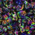 Neon Animals Fabric