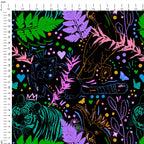 Neon Exotic Animals Fabric