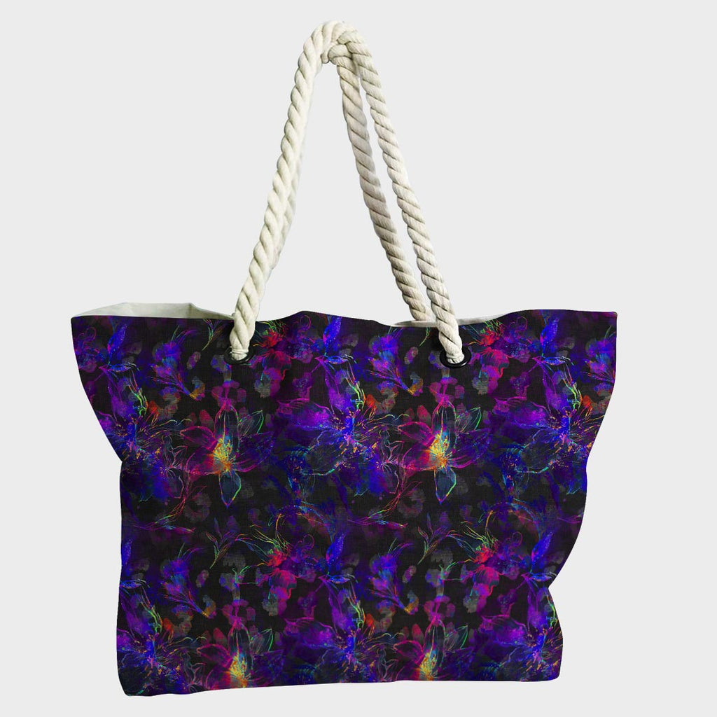 Neon Floral Fabric