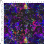 Neon Floral Fabric