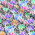 Neon Leopard Print Fabric