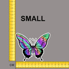 Neon Marble Butterfly Iron on fabric heat transfer DTF-70