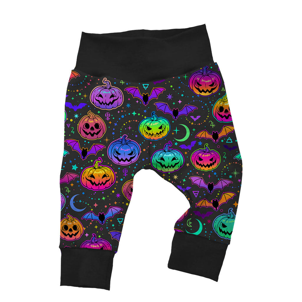 Neon Pumpkins Fabric