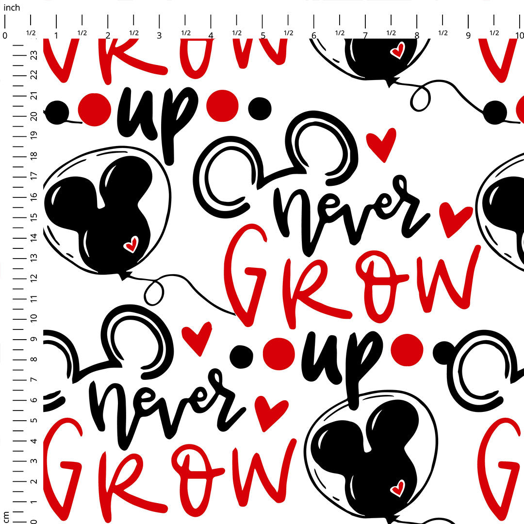 Never Grow Up Fabric
