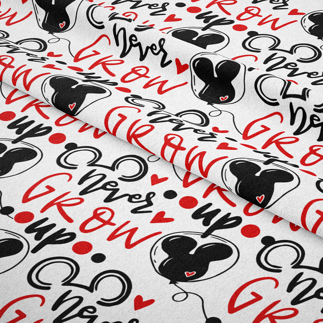 Never Grow Up Fabric