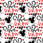 Never Grow Up Fabric