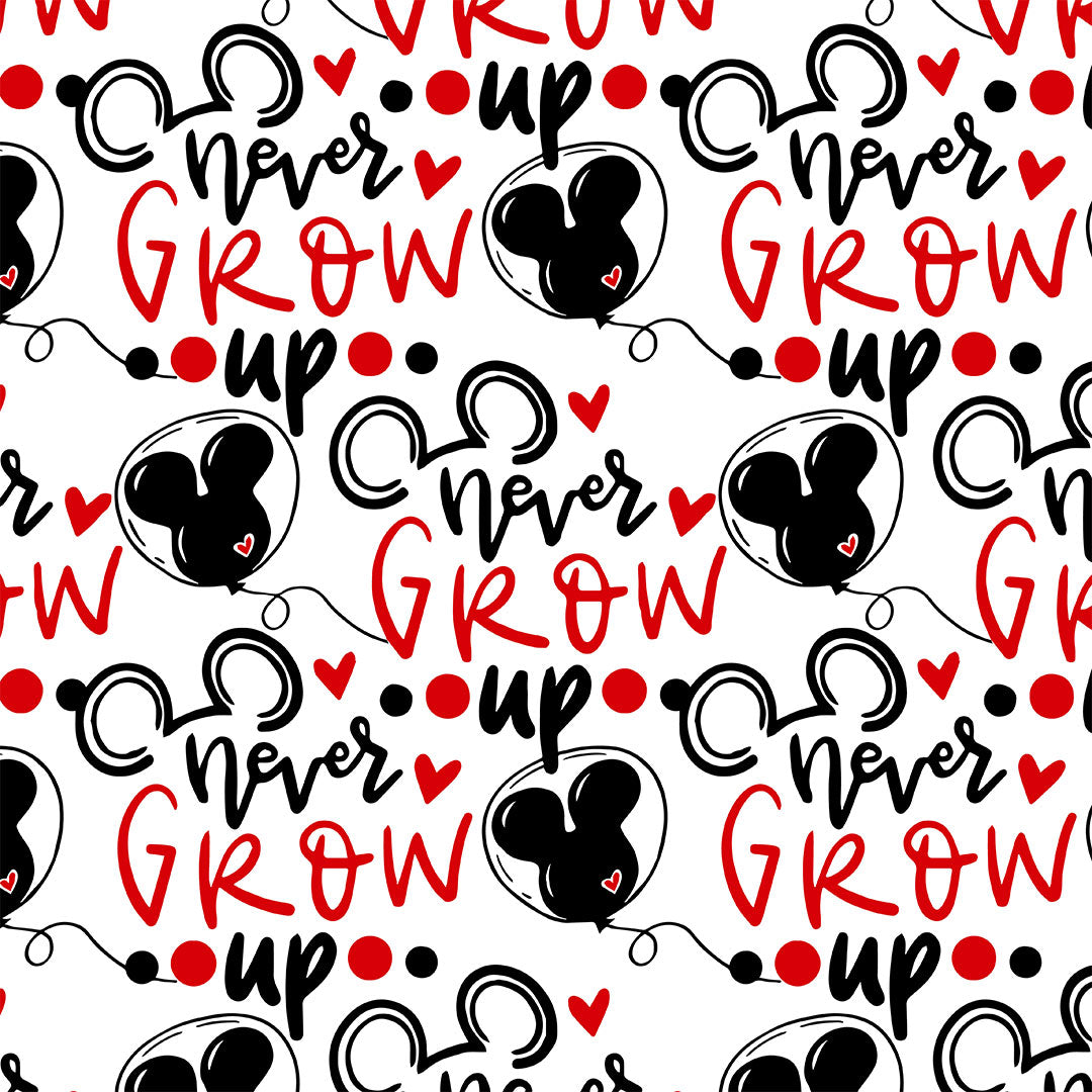Never Grow Up Fabric