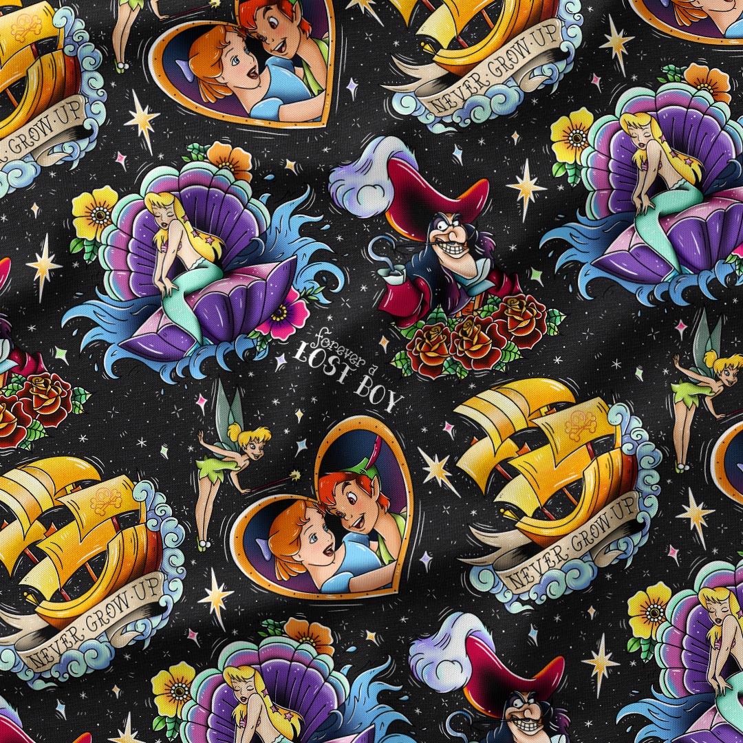 Neverland Black Fabric