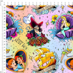 Neverland Rainbow Fabric