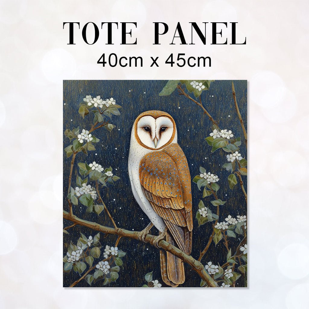 TOTE Night Owl Bag Panel  Fabric