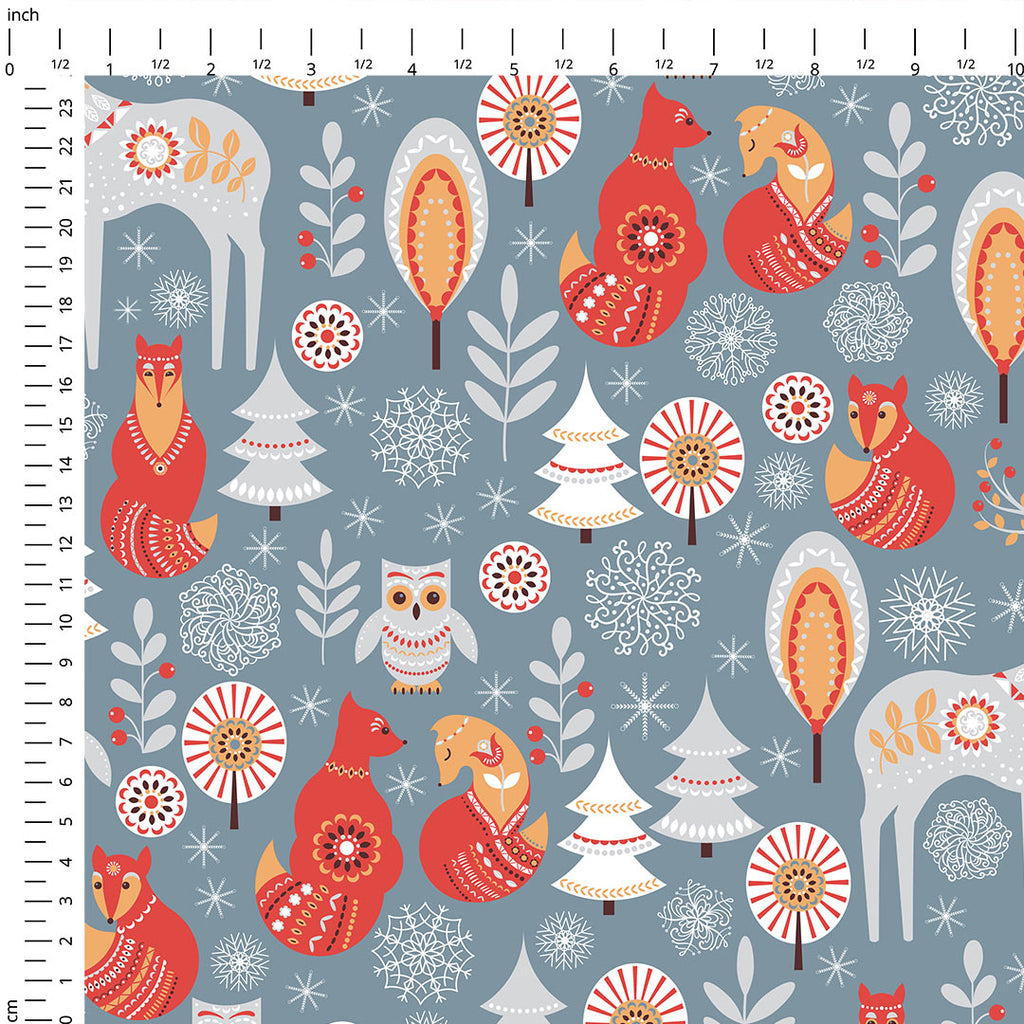 Nordic Winter Fabric