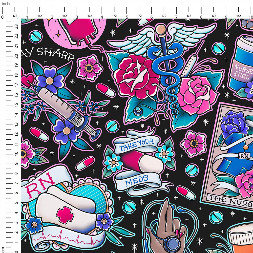 Nurse Bright Fabric